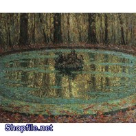 Tranh sơn dầu mặt nước tĩnh lặng